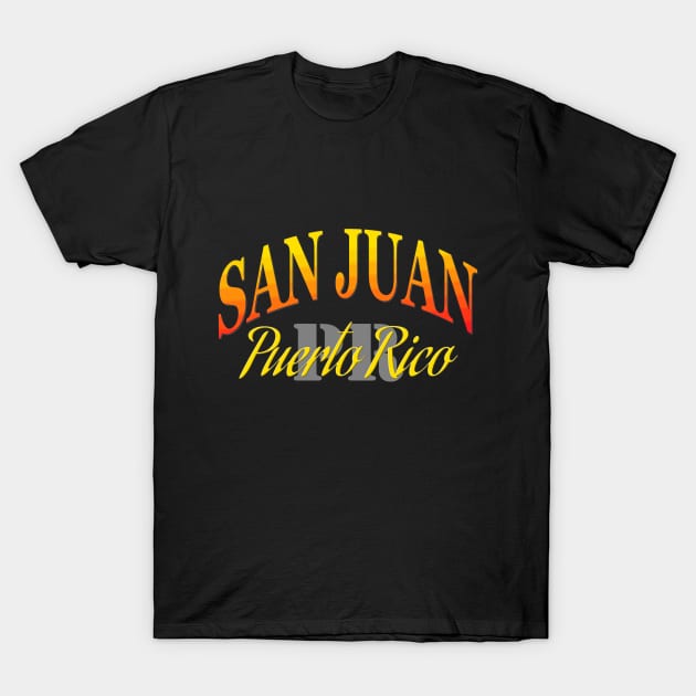 City Pride: San Juan, Puerto Rico T-Shirt by Naves